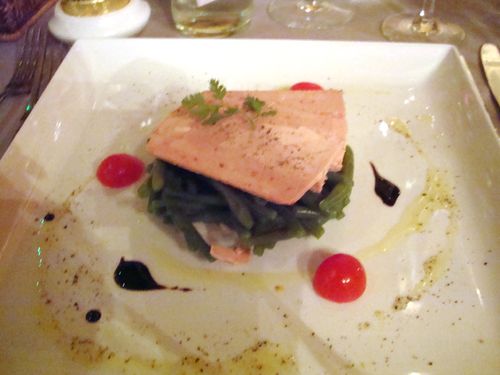 Sass Cafe Foie Gras Salad with Truffle Oil