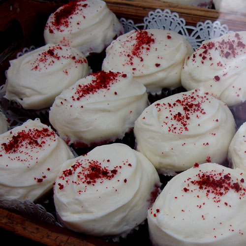 Toast Red Velvet Cupcakes
