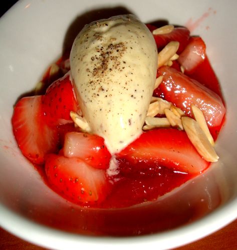 Graffiti Truffle Strawberry Ice Cream Dessert