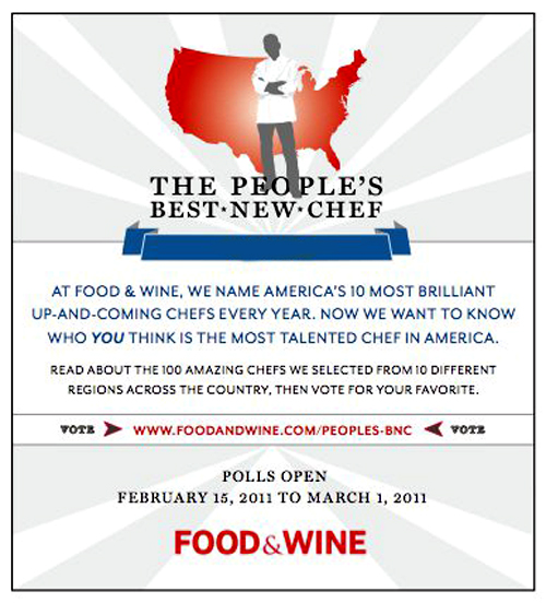 Food and Wine Best New Chef
